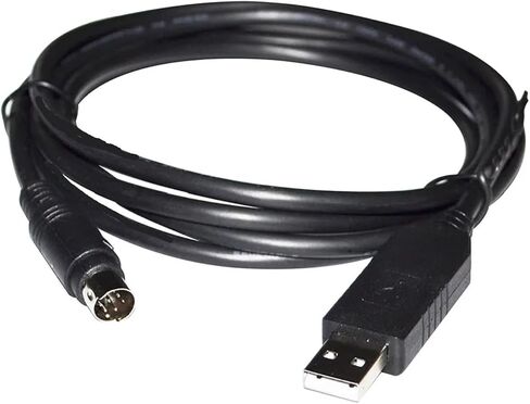 Industrial F&T>D*I FT232RL CHIP USB to DIN 8P MD8 Adapter RS422 Serial Communication Cable for Nikki SERVO Driver PC(3m) in Saudi Arabia