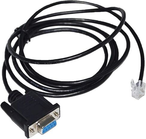 D-SUB9PIN DB9 to RJ11 RJ12 6P4C Converter PLC Programming Cable for KV Series PC Communication KABLE(1.8M) in Saudi Arabia
