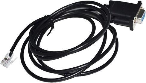 DB9 D-SUB9PIN RS232 إلى RJ11 RJ12 6P4C COLLLER PLC CABLESMANGE CABLESTION COBLICAL COBLE (1.8M) in Saudi Arabia