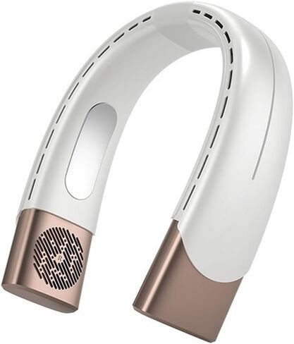مروحة رقبة محمولة يمكن ارتداؤها للهواء USB مبرد الهواء القابل لإعادة الشحن 5 سرعة مروحة كهربائية في الهواء الطلق Ventilator 5000mAh (الأزرق) in Kuwait