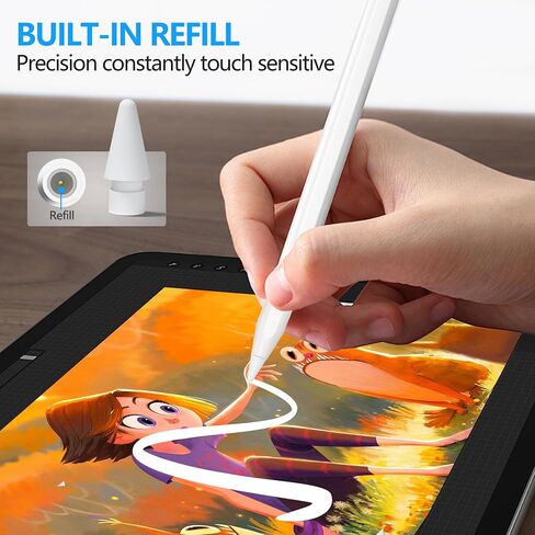 نصائح بديلة متوافقة مع Apple Pencil 2 Gen iPad Pro Nib لـ iPad Pen 1 ST Pencil 2 Gen White 4 Pack in Saudi Arabia