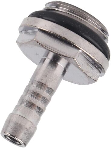6 PCS G1/4 Barb Fitting for Soft Tubing, PC Water Cooling Fittings Tube Connectors for PC Computer Water Cooling Tube, for 5-5.5mm Inner Diameter Hose, Silver 5.5mm in Saudi Arabia