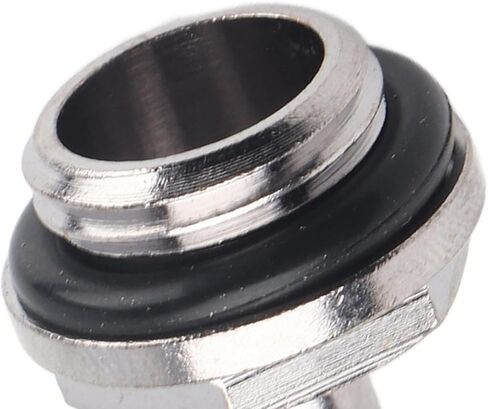 6 PCS G1/4 Barb Fitting for Soft Tubing, PC Water Cooling Fittings Tube Connectors for PC Computer Water Cooling Tube, for 5-5.5mm Inner Diameter Hose, Silver 5.5mm in Saudi Arabia