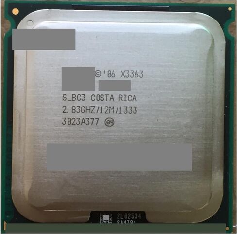 X3363 SLBC3/SLASC CPU Processor 2.83GHz/LGA771/12MB L2 CACHE/QUAD C (يعمل على LGA 775 Mainboard Pieces Free) in Saudi Arabia