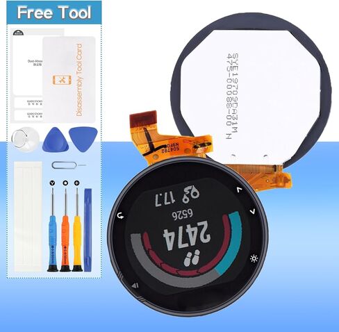 Yondista for Garmin Forerunner 735 735XT Screen Replacement LCD Display Touch Digitizer Assembly(Gray) in Saudi Arabia