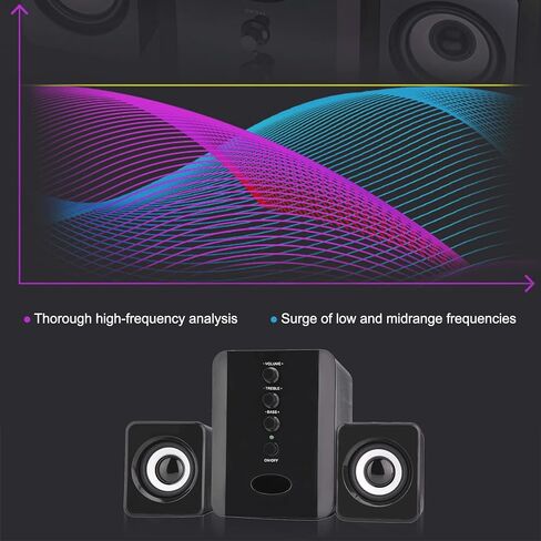 Sada D-202 Mini USB 2.1 سلكي مجموعة مكبر صوت مكبر صوت مضخم صوت لمكتب سطح الكمبيوتر المحمول على سطح المكتب الكمبيوتر اللوحي. in Saudi Arabia