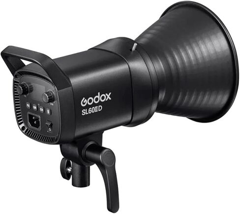 Godox SL60 SL60IID 70W Bowens Mount Led Video Light,8 FX Effects CRI 96 TLCI 97 5600±200K,16 Groups 32 Channels, 2.4GHz Wireless/Bluetooth/Light Body Control,0%-100% Brightness Adjustment in Kuwait