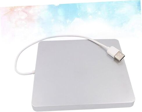 Popetpop البصري محرك الأقراص الخارجي CD DVD RW لجهاز الكمبيوتر USB المحمول في الحمل سهل الاستخدام سهل الاستخدام in Saudi Arabia