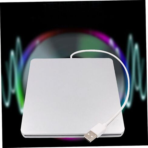 Popetpop البصري محرك الأقراص الخارجي CD DVD RW لجهاز الكمبيوتر USB المحمول في الحمل سهل الاستخدام سهل الاستخدام in Saudi Arabia
