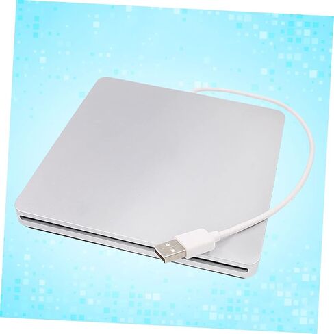 Popetpop البصري محرك الأقراص الخارجي CD DVD RW لجهاز الكمبيوتر USB المحمول في الحمل سهل الاستخدام سهل الاستخدام in Saudi Arabia