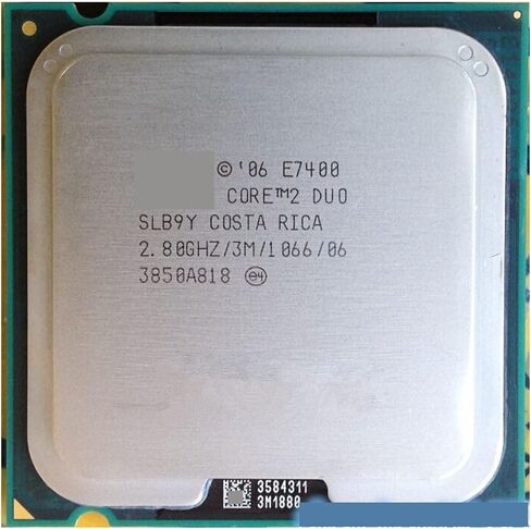 C 2 Duo E7400 Processor (2.8GHz / 3M / 1066MHz) Desktop LGA775 CPU in Saudi Arabia