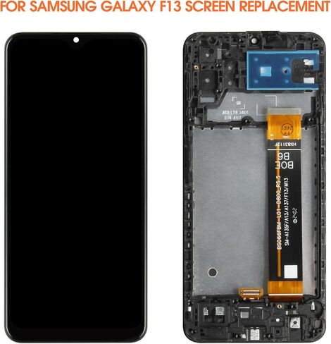 for Samsung Galaxy F13 Screen Replacement for Samsung F13 LCD Display SM-E135F SM-E135F/DS LCD Digitizer Touch Screen Assembly Repair Part with Frame in Saudi Arabia