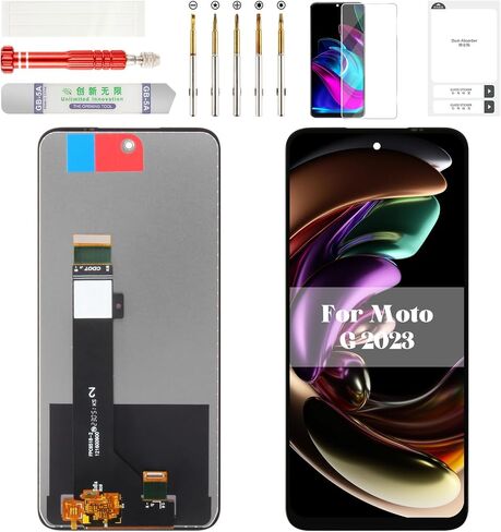 للحصول على شاشة Moto G 2023 ، شاشة Moto G 5G 2023 شاشة استبدال LCD لـ Moto G 5G 2023 Digitizer Touch Assembly XT2313 XT2313-3 XT2313-4 XT2313-5 XT2313-6 Black (بدون إطار) in Saudi Arabia