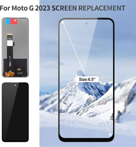 للحصول على شاشة Moto G 2023 ، شاشة Moto G 5G 2023 شاشة استبدال LCD لـ Moto G 5G 2023 Digitizer Touch Assembly XT2313 XT2313-3 XT2313-4 XT2313-5 XT2313-6 Black (بدون إطار) in Saudi Arabia