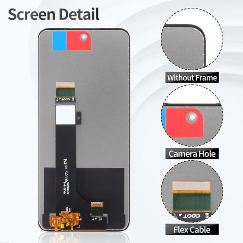 للحصول على شاشة Moto G 2023 ، شاشة Moto G 5G 2023 شاشة استبدال LCD لـ Moto G 5G 2023 Digitizer Touch Assembly XT2313 XT2313-3 XT2313-4 XT2313-5 XT2313-6 Black (بدون إطار) in Saudi Arabia