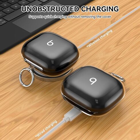 TPU Case for Beats Powerbeats Pro 2 2025 with Keychain,1 Pack in Saudi Arabia