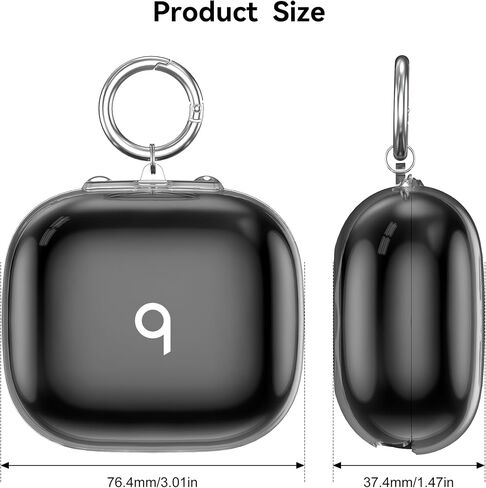 TPU Case for Beats Powerbeats Pro 2 2025 with Keychain,1 Pack in Saudi Arabia