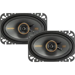 Kicker 51KSC4604 KS-Series 4x6 Coaxial Speakers with .5" tweeters, 4-Ohm, Pair (Renewed) in Kuwait