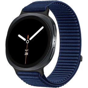 نايلون حلقة الرياضة الفرقة متوافقة مع Samsung Galaxy Watch 8 40mm/44mm ، 2025 حزام بديل قابل للتعديل لينة لمشاهدة Galaxy Watch 8 الكلاسيكية 46 مم الرجال in Kuwait
