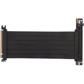 PCIE 3.0 X16 High Speed Flexible Extender Riser Cable Card Extension Cord Adapter Riser Card, Right Angle Connector (20cm) in Kuwait