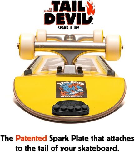 Tail Devil Skateboard Spark Plate | Sparks for Your Skateboard | Ultimate Skateboarder's Accessory | A Tail Plate Attachment for Cool Sparking Effect in Saudi Arabia