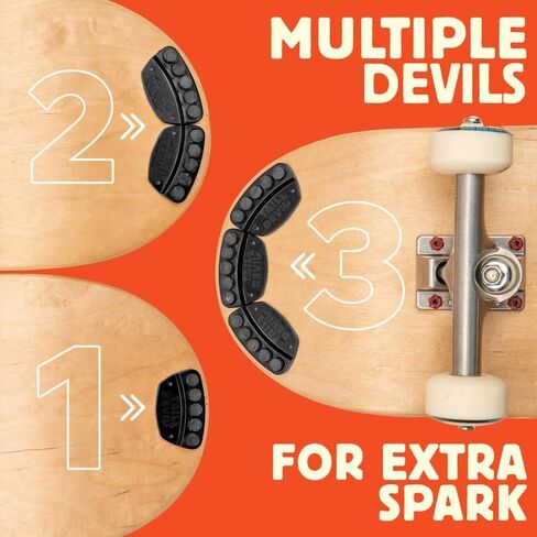 Tail Devil Skateboard Spark Plate | Sparks for Your Skateboard | Ultimate Skateboarder's Accessory | A Tail Plate Attachment for Cool Sparking Effect in Saudi Arabia