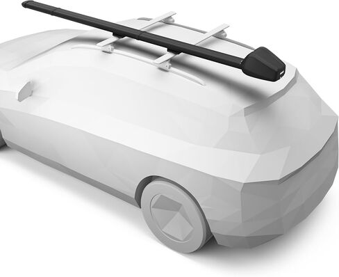 Thule Rodvault 2 رف سقف قضيب الصيد - يحمل 2 قضبان ذبابة مزورة بالكامل حتى 10 أقدام - صندوق بكرة مبطنة وقابل للقفل - يناسب أدلة كبيرة - تركيب سريع وسهل - مقاومة للتآكل in Saudi Arabia