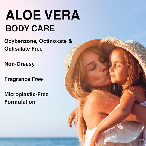 Surface After Sun Aloe Vera Gel with Vitamin E - Moisturizing, Cooling Relief, Safe for Everyday Use - 6 oz in Saudi Arabia