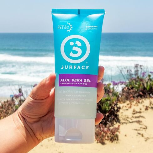 Surface After Sun Aloe Vera Gel with Vitamin E - Moisturizing, Cooling Relief, Safe for Everyday Use - 6 oz in Saudi Arabia