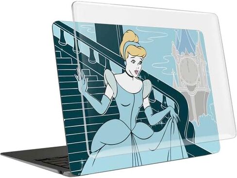 حالة الكمبيوتر المحمول Skinit بالإضافة إلى الجلد المتوافق مع MacBook Air 15in (2023) - سكتة سندريلا ديزني المرخصة رسميًا لتصميم منتصف الليل in Saudi Arabia