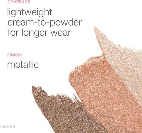 Neutrogena Sensitive Skin Eyeshadow + Primer, a Longwearing, 2-in-1 Metallic Eyeshadow for Sensitive Skin with Pro-Vitamin B5, Lightweight Cream-to-Powder Formula, Warm Taupe, 0.22 oz in Kuwait
