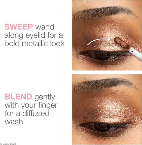 Neutrogena Sensitive Skin Eyeshadow + Primer, a Longwearing, 2-in-1 Metallic Eyeshadow for Sensitive Skin with Pro-Vitamin B5, Lightweight Cream-to-Powder Formula, Warm Taupe, 0.22 oz in Kuwait