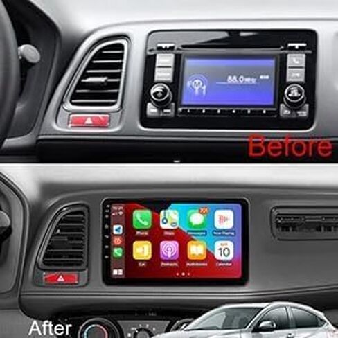 9 بوصة Android 13 Stereo للسيارة لـ Honda Vezel HR-V 2014-2019 IPS Touch Screen Double DIN CAR AUDIO SENVIEVER W/اللاسلكي CARPLAY Android Auto GPS MAVIGINE in Kuwait