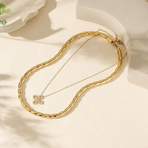 CIUNOFOR Hip-Hop Look with Our Two-Tone Necklace The unique combination of gold and silver creates a striking contrast that is sure to turn heads and add a touch of attitude to your style in Kuwait