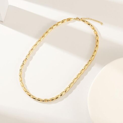CIUNOFOR Hip-Hop Look with Our Two-Tone Necklace The unique combination of gold and silver creates a striking contrast that is sure to turn heads and add a touch of attitude to your style in Kuwait