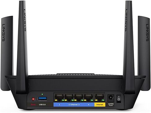 Linksys - Max-Stream AC2200 Tri-Band Wi-Fi Router (EA8300) Black - New (Renewed) in Saudi Arabia