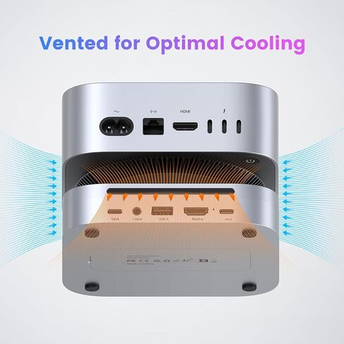 MAC MINI M4 Dock مع NVME SSD العلبة ، MAC MINI M4 HUB 4K@60Hz HDMI ، 2x10GBPS USB A ، 1x5GBPS USB A ، USB-C Charg in Saudi Arabia