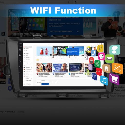 9 بوصة الراديو اللاسلكي Carplay Android Auto ل Toyota Prius 2010-2015 ، Android 13 Stereo مع كاميرا FM BT GPS SWC الاحتياطية (2+32 جيجابايت) in Kuwait