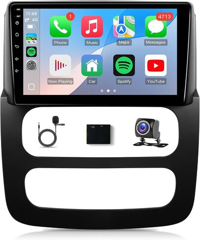 Radio for Dodge RAM 1500 2500 3500 2002 2003 2004 ، 9 inch touch screen sterod android stereo with Carplay Android Auto Bluetooth ، WiFi ، GPS ، AHD Backup Camera+MIC in Kuwait