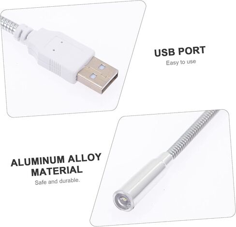 لوحة مفاتيح Popetpop USB Light LED مصباح كمبيوتر مصباح العين الميزات سطوع قابلة للتعديل مدعوم من USB للاستخدام الليلي 1 حزمة in Kuwait