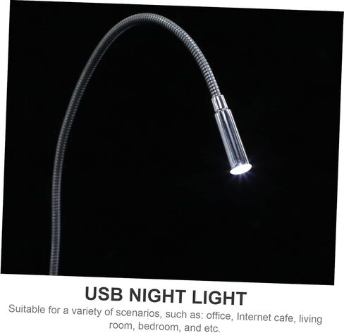 لوحة مفاتيح Popetpop USB Light LED مصباح كمبيوتر مصباح العين الميزات سطوع قابلة للتعديل مدعوم من USB للاستخدام الليلي 1 حزمة in Kuwait