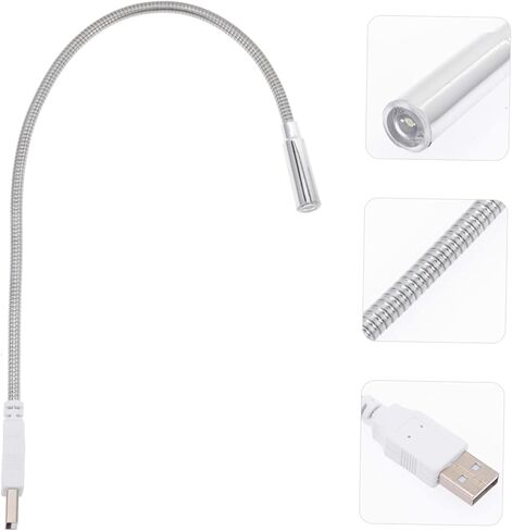 لوحة مفاتيح Popetpop USB Light LED مصباح كمبيوتر مصباح العين الميزات سطوع قابلة للتعديل مدعوم من USB للاستخدام الليلي 1 حزمة in Kuwait