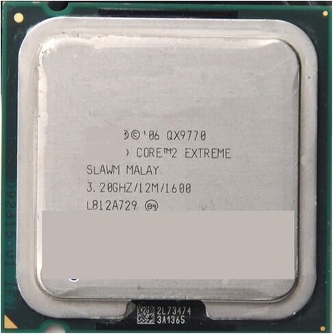 C 2 Extreme QX9770 QX9770 12M ذاكرة التخزين المؤقت ، 3.2 جيجا هرتز ، 1600 ميجا هرتز FSB LGA775 وحدة المعالجة المركزية سطح المكتب معالج بشكل صحيح in Saudi Arabia