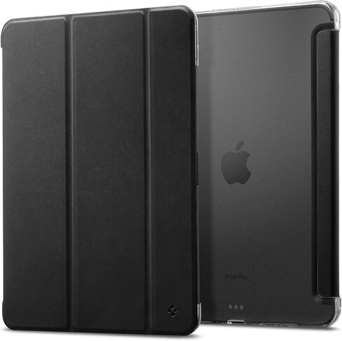 spigen for iPad Pro 11 inch case M4 (2024) ، غطاء طيور من Folio السائل Air Folio مع ظهر شفاف ، أسود in Kuwait