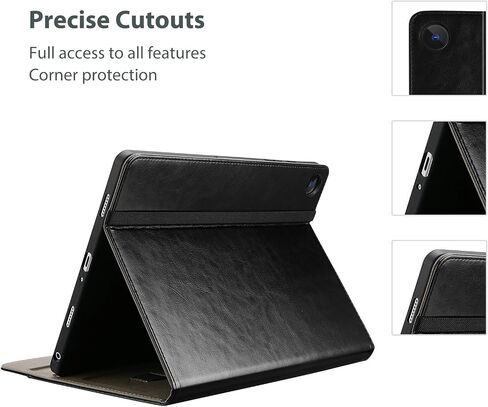 ProCase for Galaxy Tab A9 Plus 11 Int 2023 (Model: SM-X210/SM-X215/SM-X216/SM-X218) ؛ Premium Pu Leather Folio Business Stand Cover مع حزام يدوي ؛ حامل القلم الرصاص الجيب الأمامي -سوط in Saudi Arabia