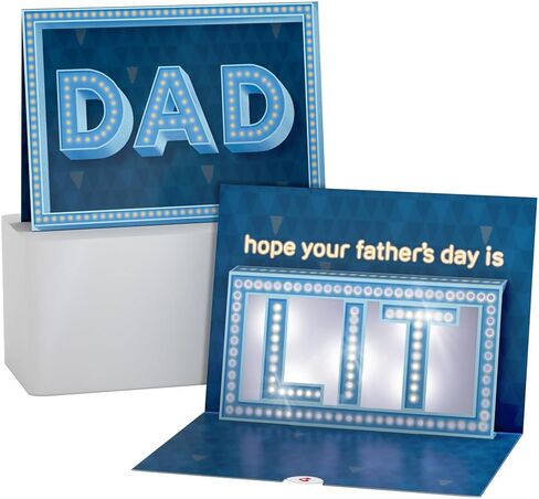 بطاقة Lovepop Girl Dad Father’s Day Pop-Up Card، مقاس 5 × 7"، بطاقة عيد الأب من الابنة، هدية لعيد الأب، بطاقة تهنئة فريدة مع مظروف in Kuwait