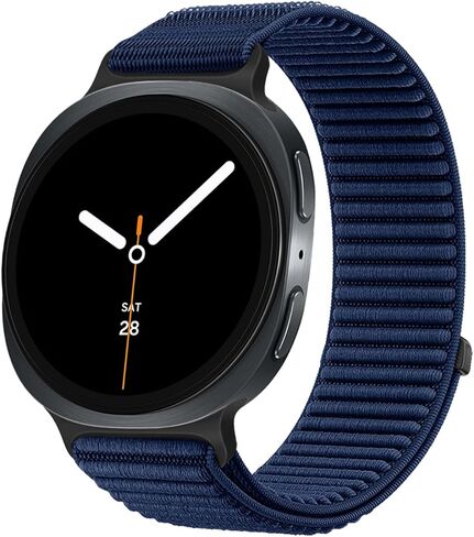 نايلون حلقة الرياضة الفرقة متوافقة مع Samsung Galaxy Watch 8 40mm/44mm ، 2025 حزام بديل قابل للتعديل لينة لمشاهدة Galaxy Watch 8 الكلاسيكية 46 مم الرجال in Kuwait