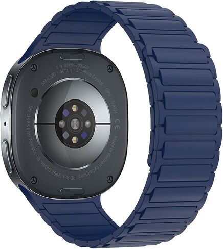 أشرطة مغناطيسية متوافقة مع Samsung Galaxy Watch 8 Band 40mm 44mm/Galaxy Watch 8 Classic 46mm ، Silicone Strong Magnet Sport Strap لـ Galaxy Watch 8/8 Classic 2025 Women Men in Kuwait