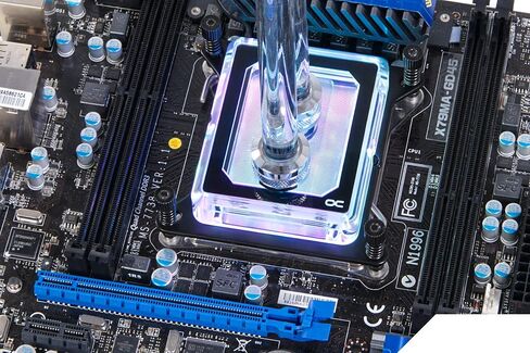 Alphacool Eisblock XPX Pro Aurora Light Cpu Block مع Kryosheet الحرارية (38 × 38 مم) لـ Intel LGA 1700 CPU Bundle ، Plexi in Saudi Arabia