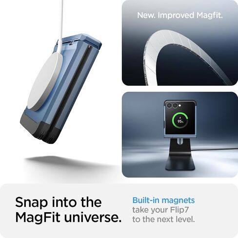 Spigen for Galaxy Z Flip 7 Case ، Tough Armor Pro Magfit [حماية المفصلات] in Kuwait